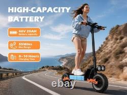 ASKGO GT28 Electric Scooter for Adults 30MPH 2500W 11Off-Road Fast Escooter