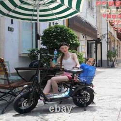 ASKGO K8 14 Adult Electric Scooter with Seat Basket 650W 36V 13Ah 19MPH 25Miles