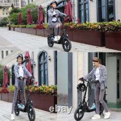 AZHAR Adult Electric Scooter With Seat Commuter Foldable 1000W 13Ah Battery 25mph