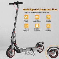 Adult 19mph Max Speed Electric Scooter 350W Motor Folding 8.5'' Honeycomb Tires