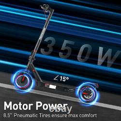 Adult 19mph Max Speed Electric Scooter 350W Motor Folding 8.5'' Honeycomb Tires