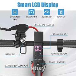 Adult 350W 8.5 Electric Scooter 19MPH 21Mile Foldable EScooter Shock Absorption
