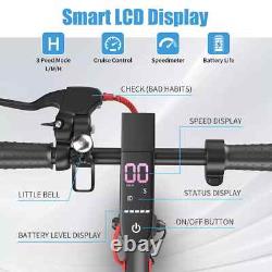 Adult 350W 8.5 Electric Scooter 19MPH 21Mile Foldable EScooter Shock Absorption