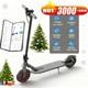 Adult Electric Scooter 30KM Long Range Folding E-Scooter City Safe Commuter APP