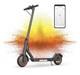 Adult Electric Scooter 30KM Long Range Folding E-Scooter City Safe Commuter APP