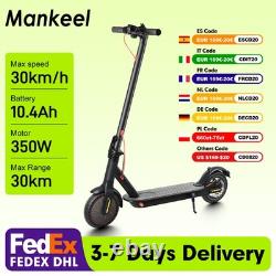 Adult Electric Scooter 350W Max Speed 25MPH 36V 10.5AH Foldable E Scooter APP