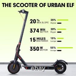 Adult Electric Scooter 350W Max Speed 25MPH 36V 10.5AH Foldable E Scooter APP