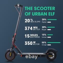 Adult Electric Scooter 350W Max Speed 25MPH 36V 10.5AH Foldable E Scooter APP