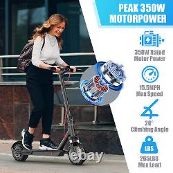 Adult Electric Scooter 350W Motor 8.5 21Mile 19 Mph Foldable Commuting EScooter