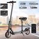 Adult Electric Scooter 350W Motor Foldable 30km Long Range High Speed With Seat