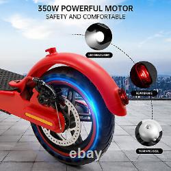 Adult Electric Scooter 350W Motor LONG RANGE NEW 35KM High Speed 30KM/H RED