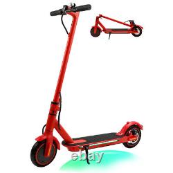 Adult Electric Scooter 350W Motor LONG RANGE NEW 35KM High Speed 30KM/H RED 8.5