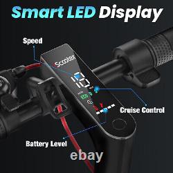 Adult Electric Scooter 350W Motor Long Range Folding E-Scooter 8.5 Soft Tires