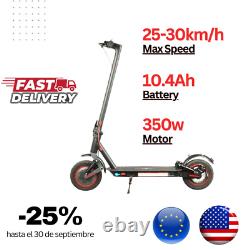 Adult Electric Scooter 350W with YOUFS APP, 25-30km/h Front Suspension 2024