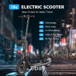 Adult Electric Scooter 500W 21MPH Folding E-Scooter Commuter With Front Suspension