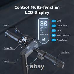 Adult Electric Scooter 500W 21MPH Folding E-Scooter Commuter With Front Suspension