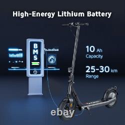 Adult Electric Scooter 500W 21MPH Folding E-Scooter Commuter With Front Suspension