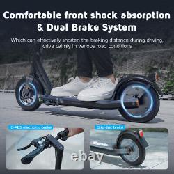 Adult Electric Scooter 500W 21MPH Folding E-Scooter Commuter With Front Suspension
