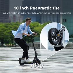Adult Electric Scooter 500W 21MPH Folding E-Scooter Commuter With Front Suspension