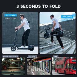 Adult Electric Scooter 500W 21MPH Folding E-Scooter Commuter With Front Suspension