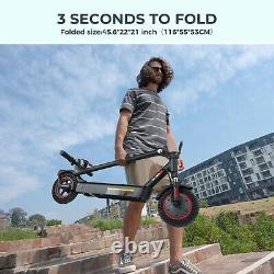 Adult Electric Scooter 500W 22Miles Range 35KM/H Folding Commuter E Scooter +Bag