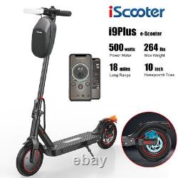 Adult Electric Scooter 500W 30KM Long Range Folding E-Scooter 10 inch Solid Tire