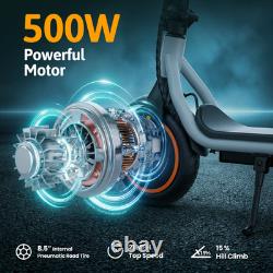 Adult Electric Scooter 500W Folding Commuter E-Scooter with APP 21MPH Fast Speed