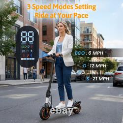 Adult Electric Scooter 500W Folding Commuter E-Scooter with APP 21MPH Fast Speed