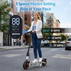 Adult Electric Scooter 500W Folding E-Scooter Long Range 21MPH Fast Speed with APP
