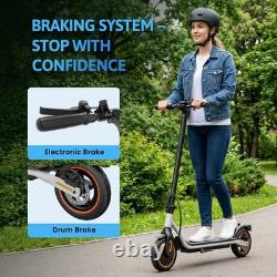 Adult Electric Scooter 500W Folding E-Scooter Long Range 21MPH Fast Speed with APP