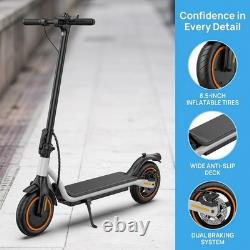 Adult Electric Scooter 500W Folding E-Scooter Long Range 21MPH Fast Speed with APP