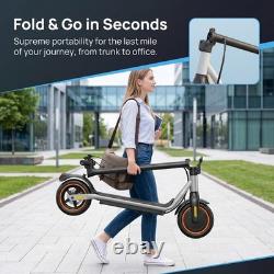 Adult Electric Scooter 500W Folding E-Scooter Long Range 21MPH Fast Speed with APP