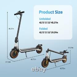 Adult Electric Scooter 500W Folding E-Scooter Long Range 21MPH Fast Speed with APP
