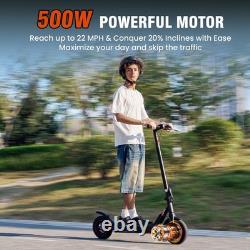 Adult Electric Scooter 500W Folding E Scooter Long Range 22MPH 10'' Soft Tires Adult Electric Scooter 500W Folding E Scooter Long Range 22MPH 10'' Soft Tires