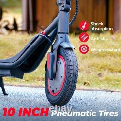 Adult Electric Scooter 500W Folding E Scooter Long Range 22MPH 10'' Soft Tires