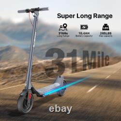 Adult Electric Scooter 500w Motor 10.4ah& 45km Long Range E-scooter New Us