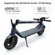 Adult Electric Scooter 600W Long Range 10 Tire Folding E-Scooter City Commuter