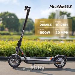 Adult Electric Scooter 600w 28mile 20mph Max Speed E Scooter &front Suspension
