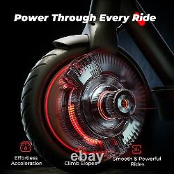 Adult Electric Scooter 650W Foldable Long Range High Speed 25MPH Urban Commuter