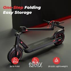 Adult Electric Scooter 650W Foldable Long Range High Speed 25MPH Urban Commuter