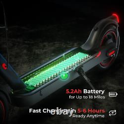Adult Electric Scooter 650W Foldable Long Range High Speed 25MPH Urban Commuter