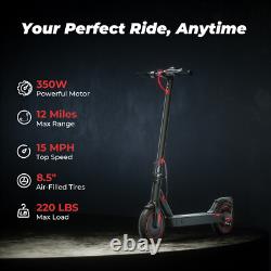 Adult Electric Scooter 650W Foldable Long Range High Speed 25MPH Urban Commuter