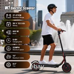 Adult Electric Scooter 650W Folding Commuting E-Scooter with APP 22MPH Long Range