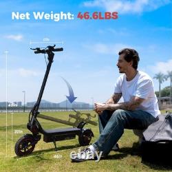 Adult Electric Scooter 750W Off-Road Tires Up to 25MPH 28mile Range Max. 264 lbs