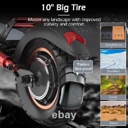 Adult Electric Scooter 800W 28mph High Speed 10''Folding City scooter Waterproof