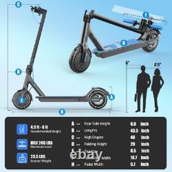 Adult Electric Scooter 8.5 21Mile 19Mph Foldable Commuting EScooter 350W