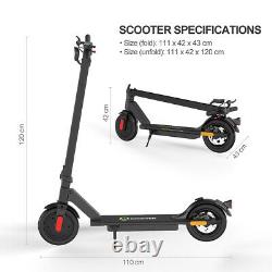 Adult Electric Scooter E-scooter Portable Folding Safe Urban Commuter Long Range