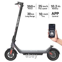 Adult Electric Scooter Foldable 350w 10.2ah 30km Range High Speed Urban Commuter