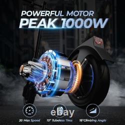 Adult Electric Scooter Foldable Long Range 39miles Max 20mph Urban Commuter