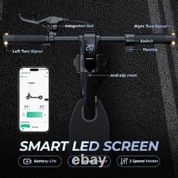 Adult Electric Scooter Foldable Long Range 39miles Max 20mph Urban Commuter